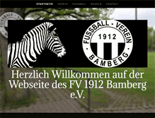 Tablet Screenshot of fv1912bamberg.de